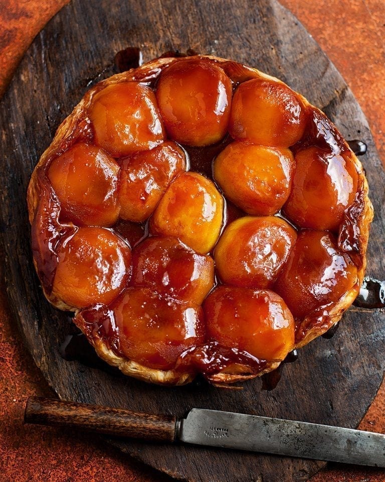 Salted caramel tarte tatin