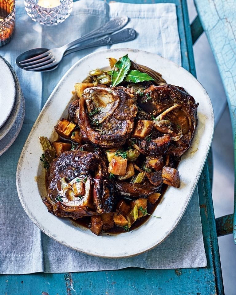 Oxtail braised in Guinness