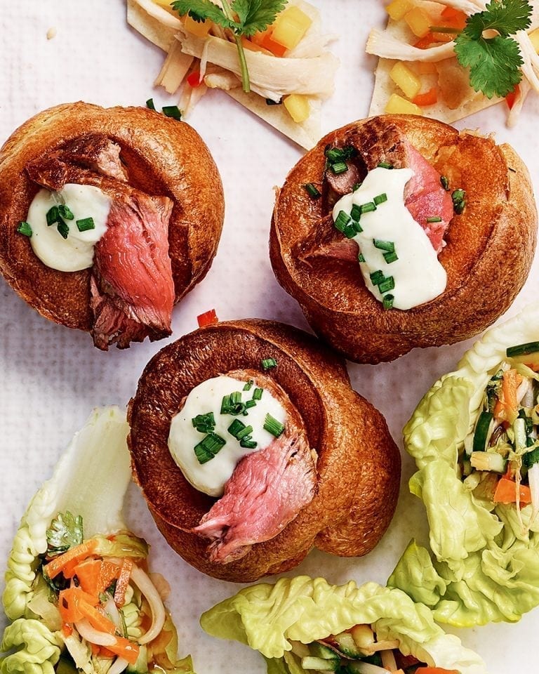 Mini Roast Beef Yorkshire Puddings