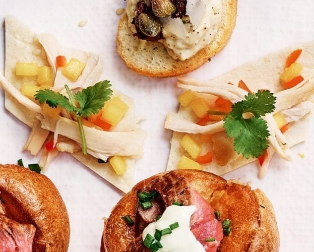 Yorkshire pudding canapés