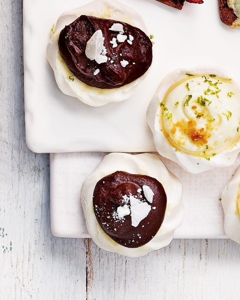 Chocolate meringue kisses recipe delicious. magazine