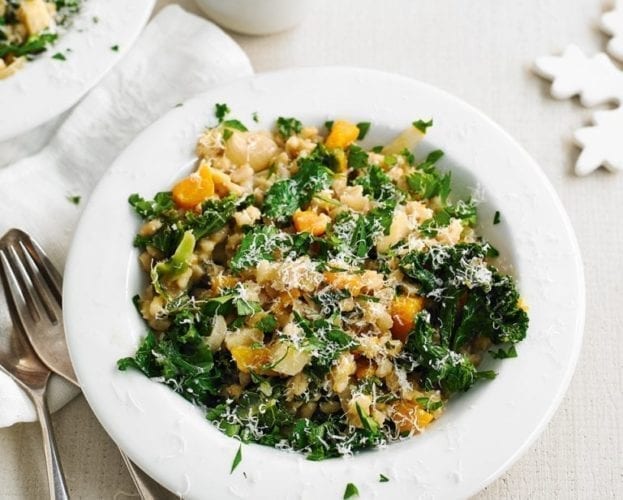 Pearl barley and vegetable stew