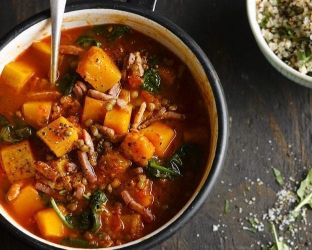 Knorr’s butternut squash and lentil one-pot