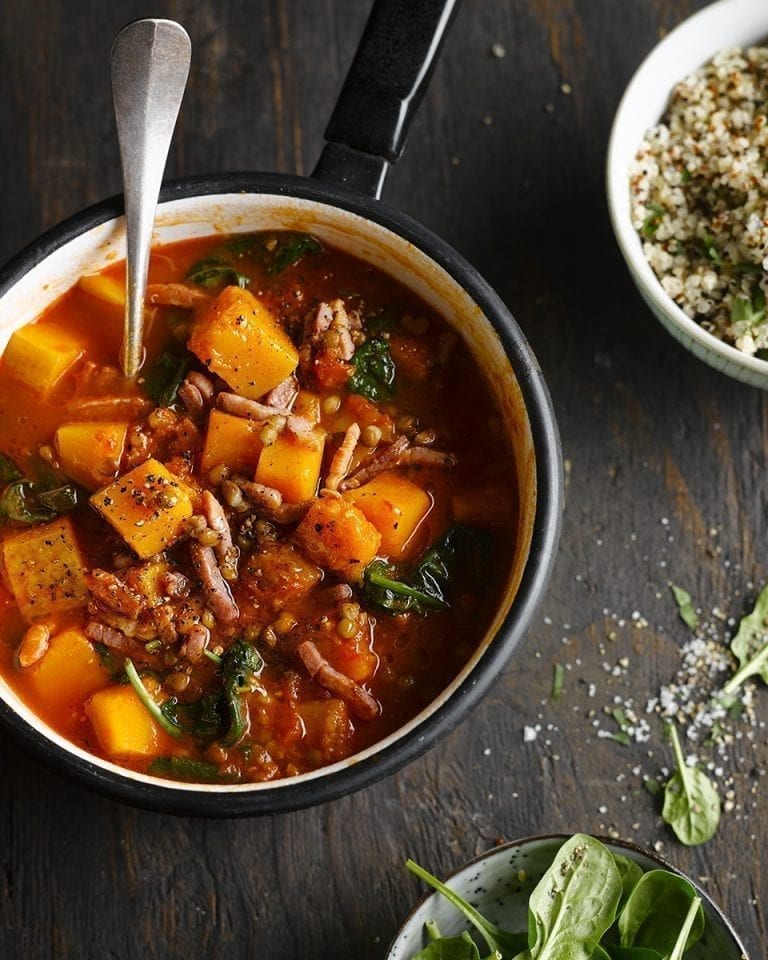 Knorr’s butternut squash and lentil one-pot