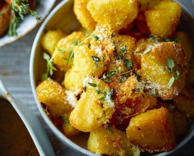 Freeze-ahead roast potatoes