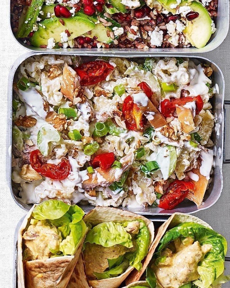 Waldorf pasta salad recipe | delicious. magazine