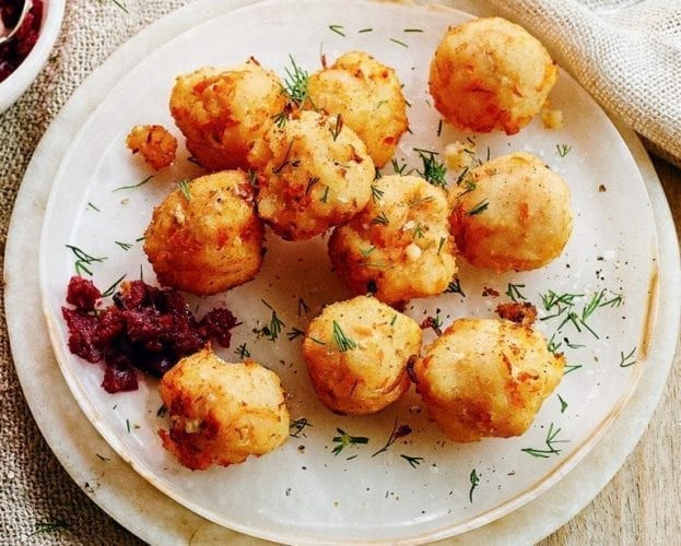 Fried fish balls