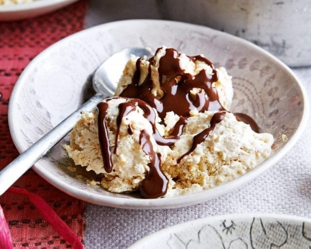Toasted nut and demerara ice cream