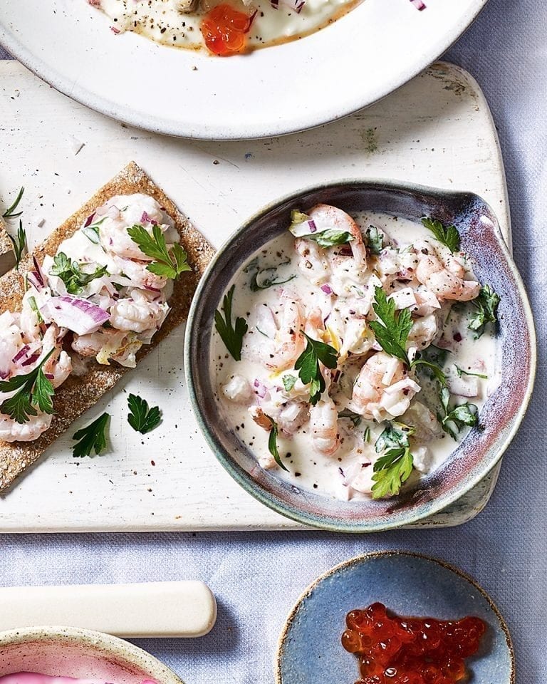 Skagen (prawn salad)