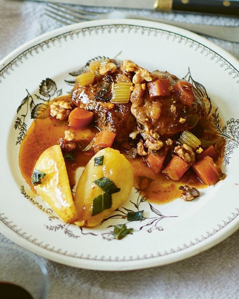 Slowbraised pig cheeks recipe delicious. magazine