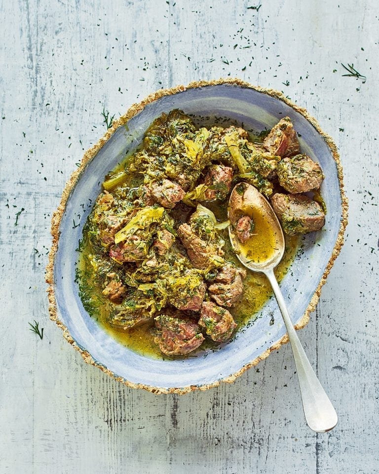 Mazi's Lamb fricassée recipe delicious. magazine