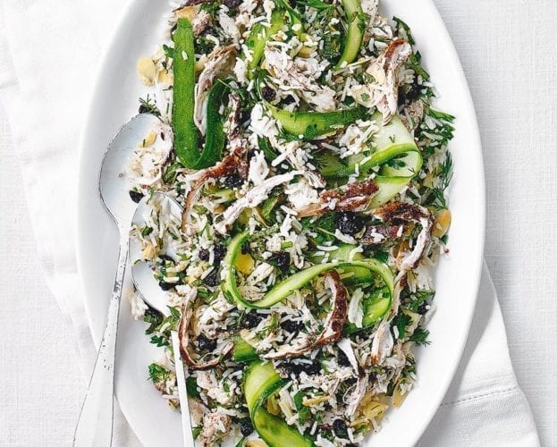 Rice salad for picnics