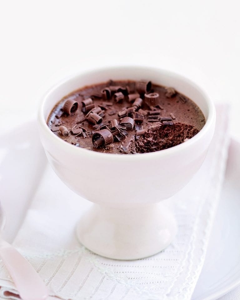 Lighter chocolate mousse
