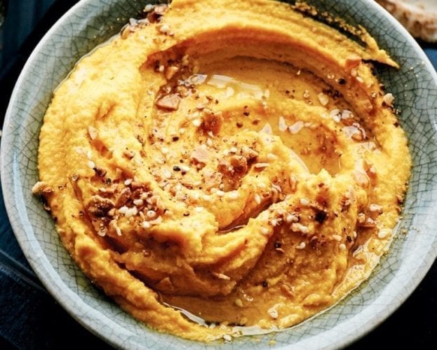 Easy flatbreads with cumin seed butter