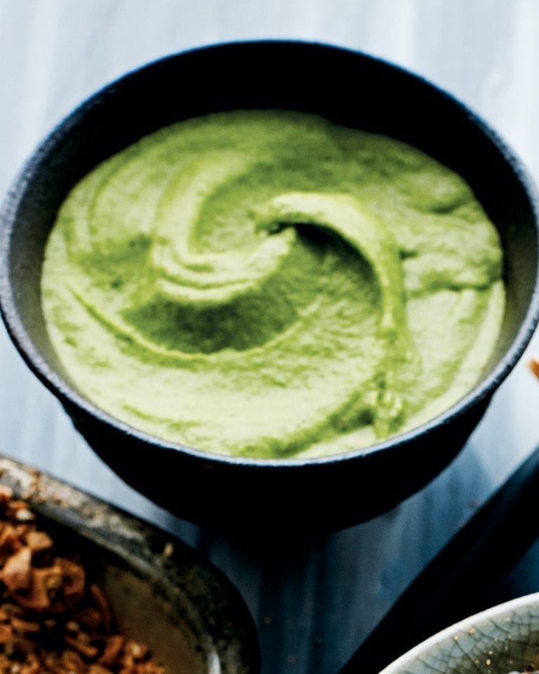 Broad bean & mint dip recipe delicious. magazine