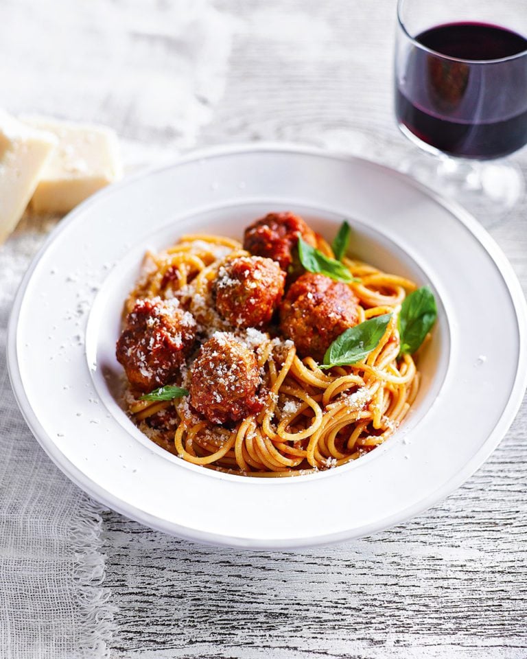 Easy spaghetti and meatballs