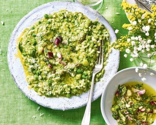 asparagus risotto