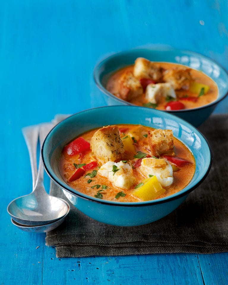 Freezable fish soup