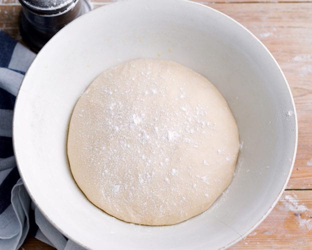 homemade pizza dough