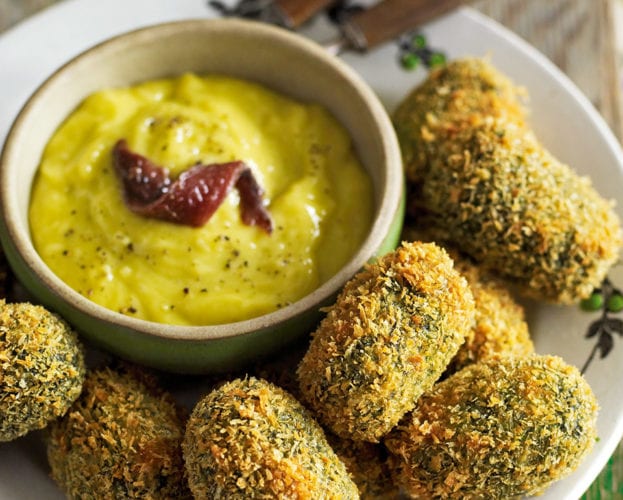 spinach-fritters