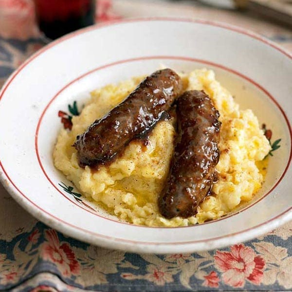 Sausage and mash pie delicious. magazine