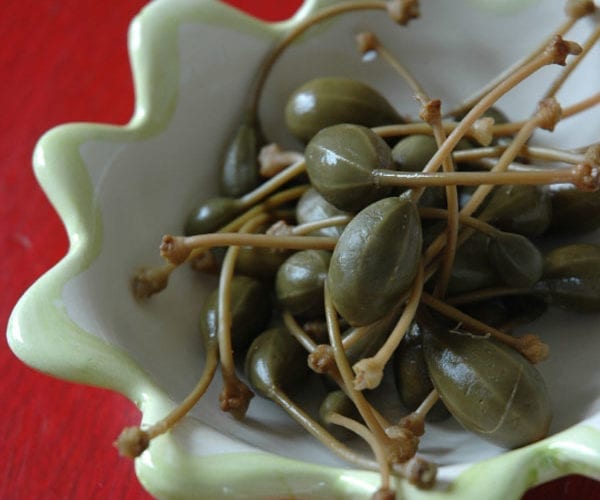 Flaked fish parcels with soy and mirin dressing