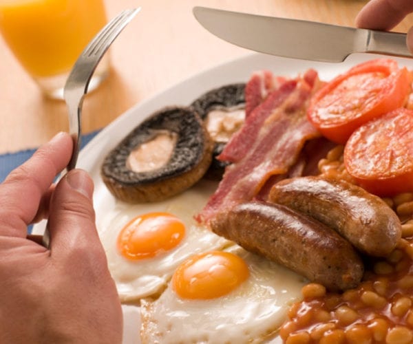 Healthier fry-up