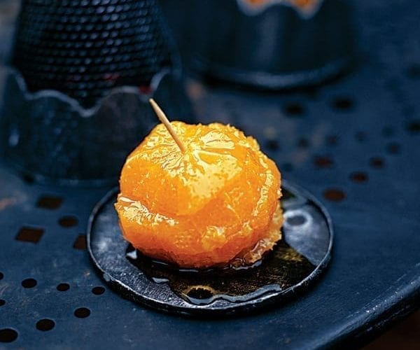 Oranges in maple syrup