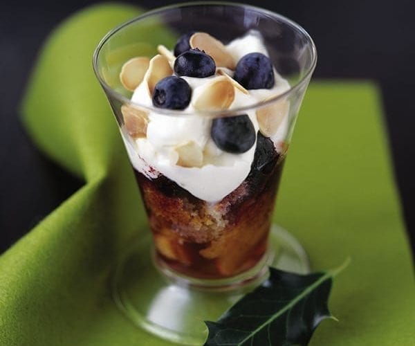 Lime and coconut syllabub