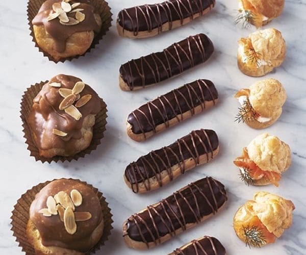 Choux pastry buns