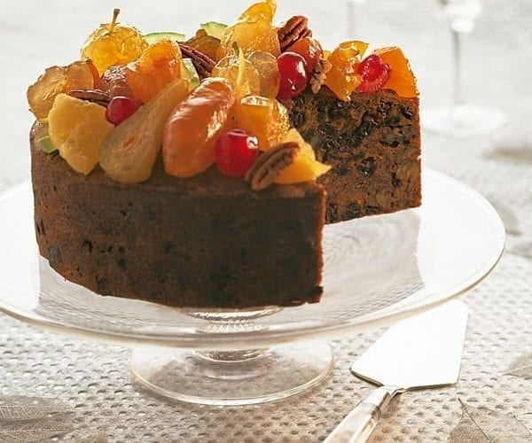 Gluten and dairy-free Christmas cake