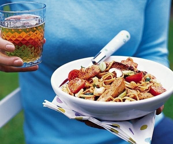 Honey and orange chicken stir-fry