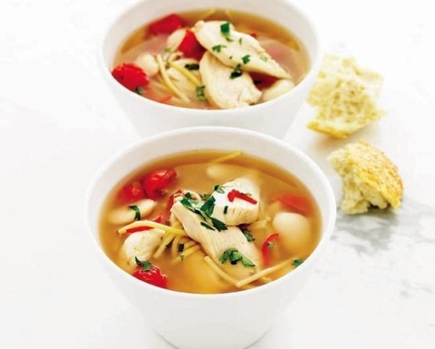 chicken and butterbean soup