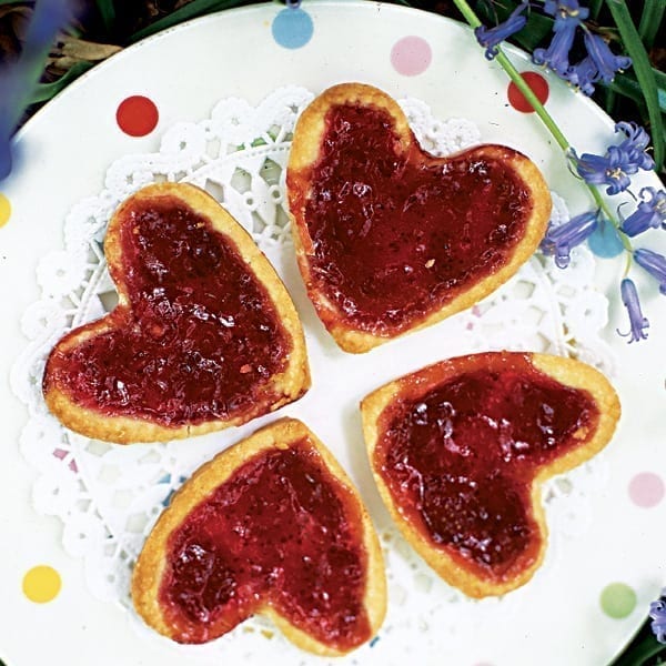 Jam tart hearts