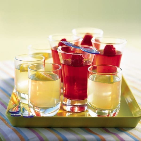 Fruity vodka jellies