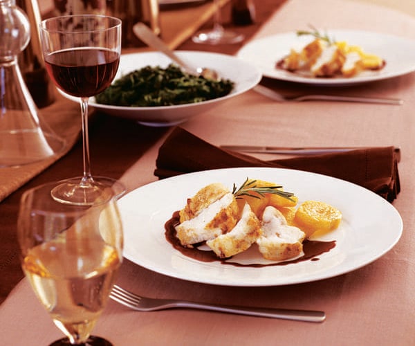 Monkfish in Parma ham