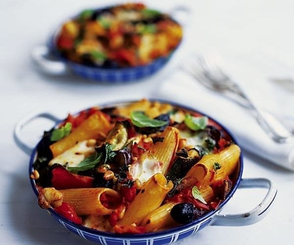 ratatouille pasta bake