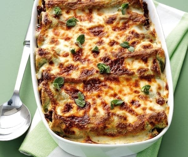 Sausage cannelloni