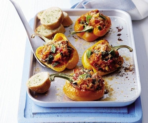 Pomodori col riso (tomatoes stuffed with rice)