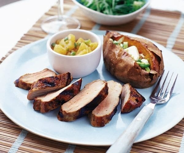 Pork and pineapple rice bowl