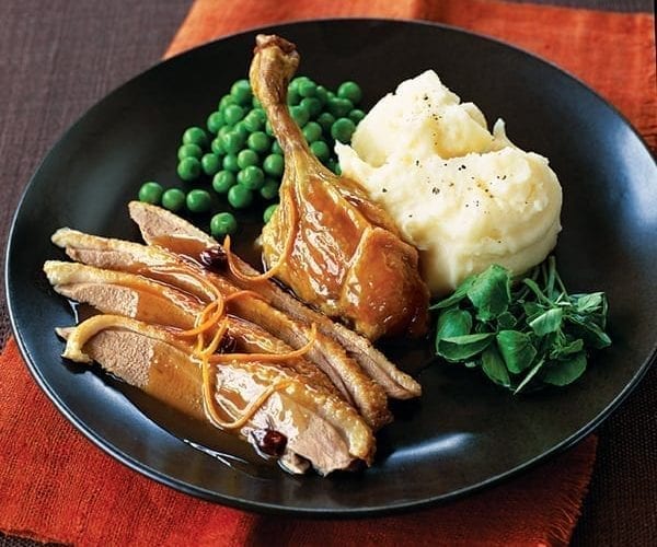 Roast duck pies