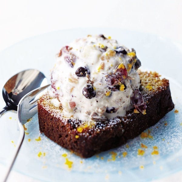 Christmas pudding ice cream recipe | delicious. magazine