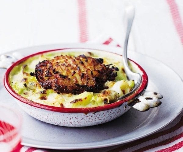 Easy-peasy fish pie with shortcrust pastry