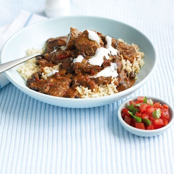 Spicy steak and black bean chilli