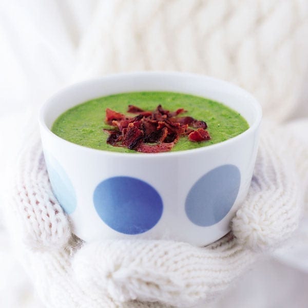Pea and watercress soup