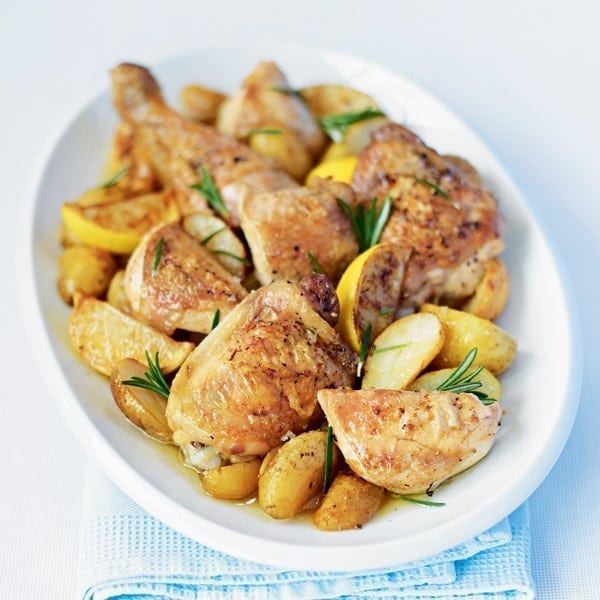 Baked Lemon And Rosemary Chicken Recipe Delicious Magazine