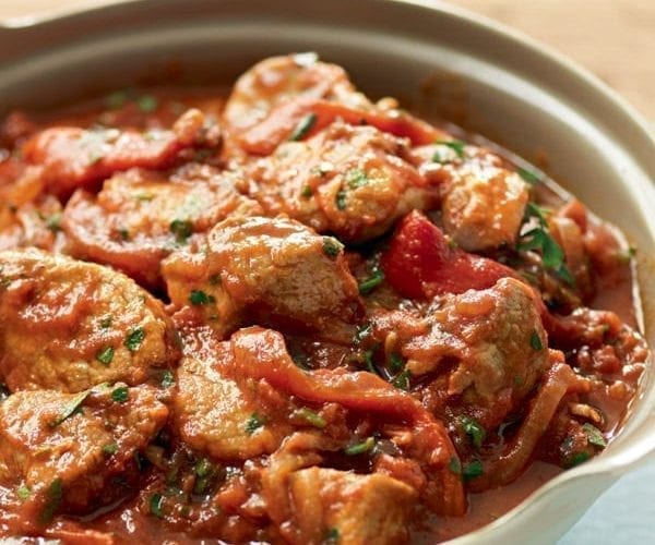 Pork and pepper goulash