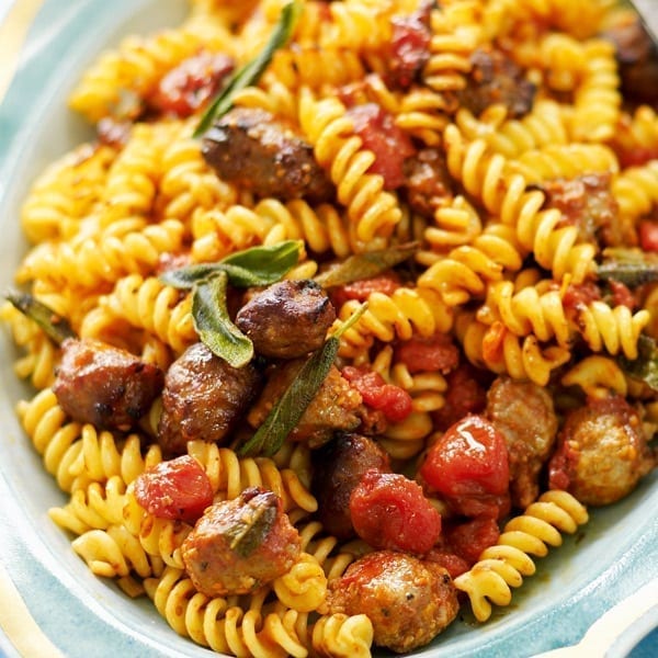 Sage and sausage pasta