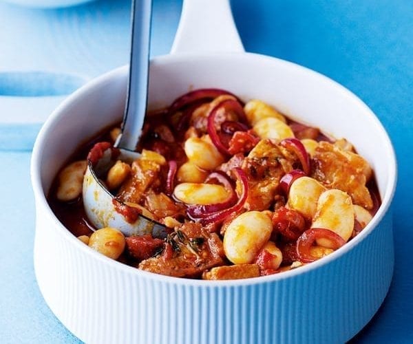 Butter bean and vegetable stew