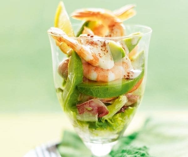 Prawn and avocado cocktail